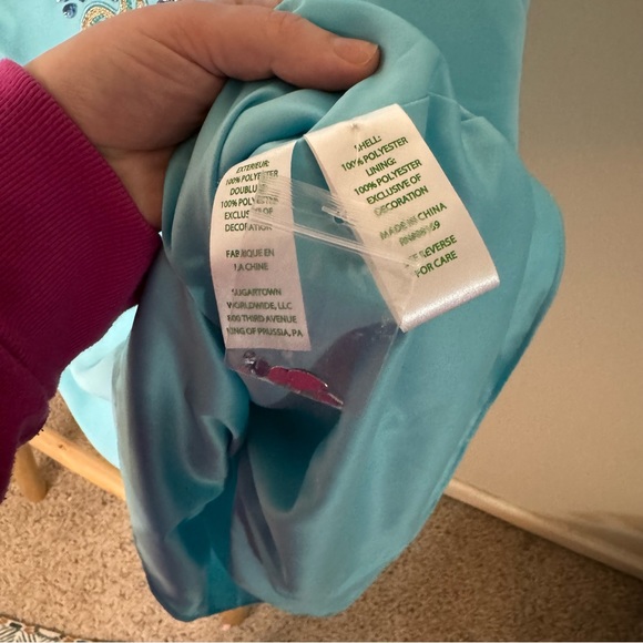 Lilly Pulitzer Penelope blue Ibiza embellished sleeveless shift dress women’s 8 - Picture 7 of 10